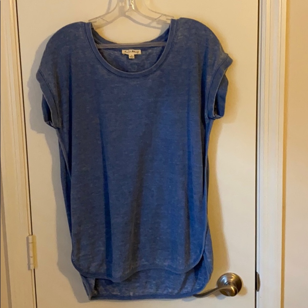 Waffle knit shirt sleeve shirt size small